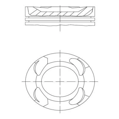 Billede af Stempel MAHLE ORIGINAL 081 PI 00124 000