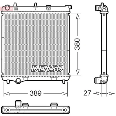Billede af Køler, motorkøling DENSO DRM21108