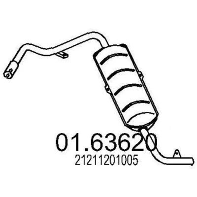 Billede af MTS 01.63620 Lydpotte 1170