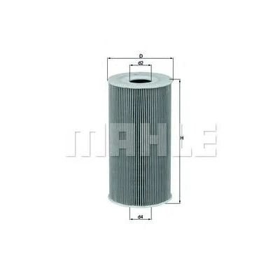 Billede af MAHLE ORIGINAL OX 126D Oliefilter Filterindsats BMW: 5 Sedan, 3 Touring, OPEL: Omega B Caravan, LAND ROVER: Range Rover 2