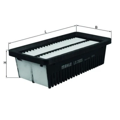 Billede af MAHLE ORIGINAL LX 2035 Luftfilter 65,0 120 229,5 Filterindsats RENAULT: TWINGO 2, Wind