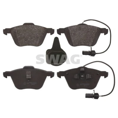 Billede af SWAG 30 91 6629 Bremseklodser foraksel Inkl. slidadvarselskontakt VOLKSWAGEN: Transporter 4 Bus, 4, Sharan I, FORD: Galaxy Mk1 MPV