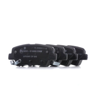 Billede af DELPHI LP2295 Bremseklodser med akustisk advarsel for slid anti knirke plade uden tilbehør HYUNDAI: i20 II Active, Coupe, i30 Hatchback