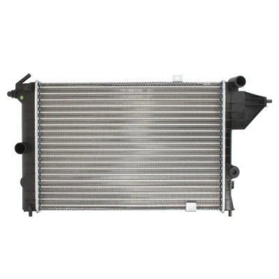 Billede af THERMOTEC D7X029TT Radiator plastik, Aluminium til køretøjer uden klimaanlæg 378 538 23 manuelt gear Mekanisk fuget køleripper OPEL: Vectra B Sedan