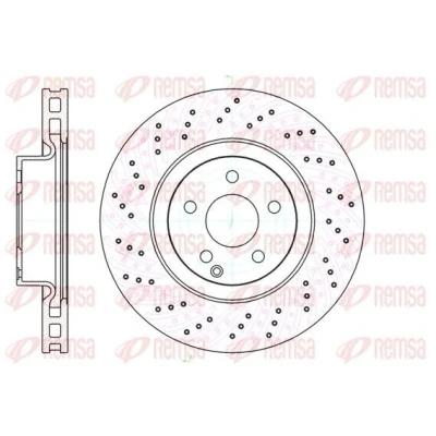 Billede af REMSA 61032.10 Bremseskiver foraksel 335, 335 32 5 ventileret MERCEDES BENZ: S klasse Sedan, LEXUS: IS 2
