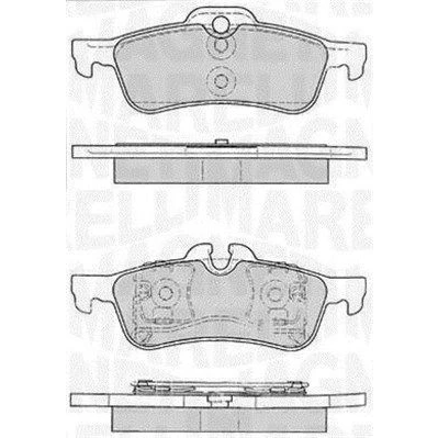 Billede af MAGNETI MARELLI 363916060331 Bremseklodser MINI: Hatchback, Cabriolet