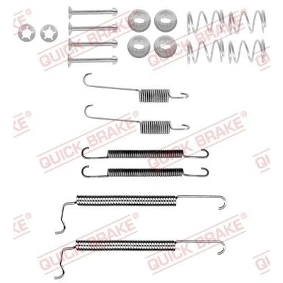 Billede af QUICK BRAKE 105 0628 Tilbehørssæt, bremsebakker OPEL: Kadett E Cabriolet, CC