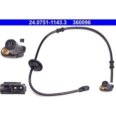 Billede af ATE 24.0751 1143.3 ABS Sensor 621 MERCEDES BENZ: CLK Coupe