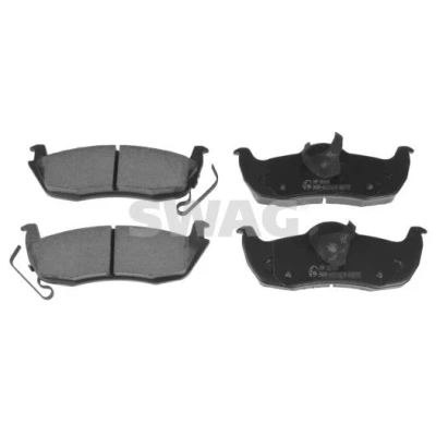 Billede af SWAG 14 11 6339 Bremseklodser bagaksel med akustisk advarsel for slid stempelklips JEEP: GRAND CHEROKEE 3, Commander