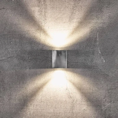 Billede af Canto Kubi 2 udend. LED væglampe 10cm galvaniseret