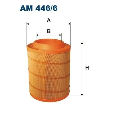 Billede af FILTRON AM 446/6 Luftfilter 304 227 Filterindsats MAN: TGL