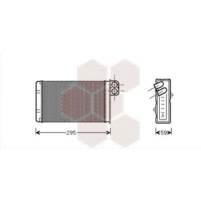 Billede af VAN WEZEL 40006240 Varmeveksler
