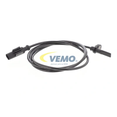 Billede af VEMO V27 72 0020 ABS sensor foraksel Q+, original equipment manufacturer quality til køretøjer med aktiv 2 polet 1250mm 12V oval