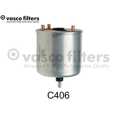 Billede af DAVID VASCO C406 Brændstoffilter Ledningsfilter CITROËN: C3 II, C4 II Cactus, Hatchback, PEUGEOT: 208 I 207 508 SW