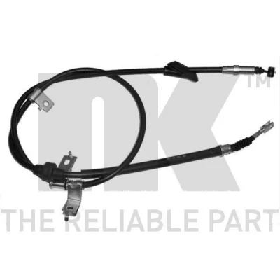 Billede af NK 904006 Håndbremsekabel 1655/1469 Skivebremse HONDA: CIVIC 6 Stufenheck