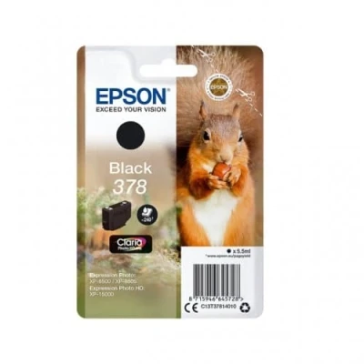 Billede af Epson 378 sort blækpatron 5,5 ml C13T37814010 original