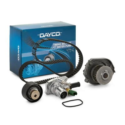 Billede af DAYCO KTBWP2853T2 Vandpumpe + Tandremssæt med termostat FIAT: Panda II Hatchback, Grande Punto 500 ALFA ROMEO: MiTo