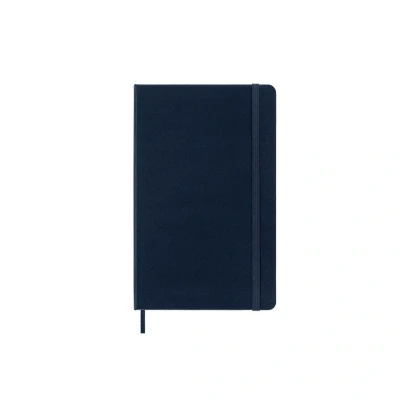 Billede af Moleskine Notesbog Large Foret Hårdt omslag Sapphire Blue