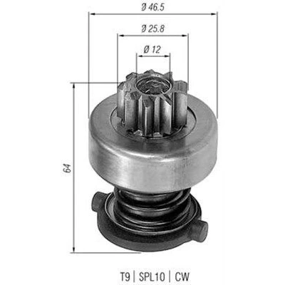 Billede af MAGNETI MARELLI 940113020122 Spidshjul, starter