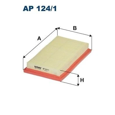 Billede af FILTRON AP 124/1 Luftfilter 32,5 135 232 Filterindsats NISSAN: Qashqai / Qashqai+2 I, MICRA 3, Note I