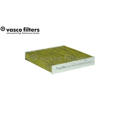 Billede af DAVID VASCO B144 Kabinefilter Aktivkul filter med Polyphenol 186mm 178mm 30mm SUZUKI: SWIFT 4, SX4 I Hatchback, 3, BMW: 3 Touring, Sedan