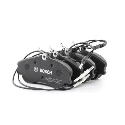 Billede af BOSCH 0 986 424 223 Bremseklodser Low Metallic Inkl. slidadvarselskontakt med monteringsvejledning PEUGEOT: 406 Coupe, Sedan, 306 Hatchback