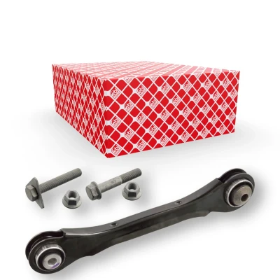 Billede af febi BILSTEIN 103736 Bærearm Plus med add on materiale leje oppe, Bagaksel højre, bag krydsarm Stålplade BMW: 3 Sedan, Touring, 1 Hatchback
