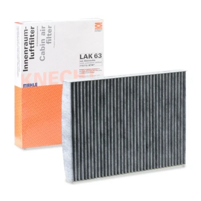 Billede af MAHLE ORIGINAL LAK 63 Kabinefilter Aktivkulfilter 283,0 207 30,0 VOLKSWAGEN: Lupo / 3L, Golf 4, Passat B5 GP Variant, AUDI: TT Coupe