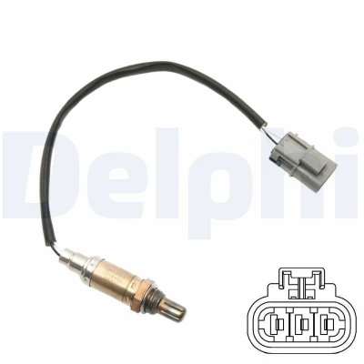 Billede af DELPHI ES10456 12B1 Lambdasonde Fingersonde, opvarmet NISSAN: MICRA 2