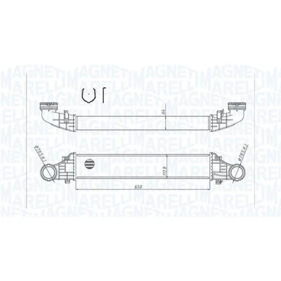 Billede af MAGNETI MARELLI 351319204180 Intercooler MERCEDES BENZ: E klasse Sedan