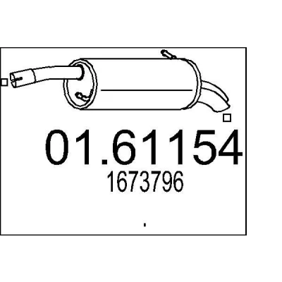 Billede af MTS 01.61154 Lydpotte 950 FORD: FIESTA 6