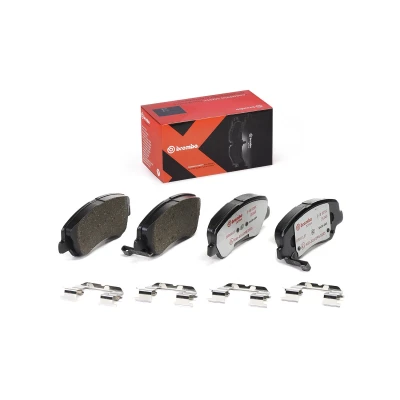 Billede af BREMBO P 18 025X Bremseklodser med akustisk advarsel for slid tilbehør KIA: RIO 3, 4, 3 Stufenheck
