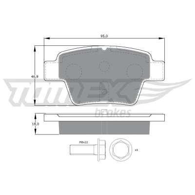 Billede af Bremseklodser TOMEX Brakes TX 14 65