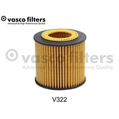 Billede af DAVID VASCO V322 Oliefilter med tætningsring Filterindsats SKODA: Fabia 2, 1 Combi, I Hatchback, VOLKSWAGEN: Polo V Hatchback