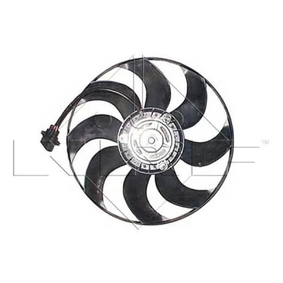 Billede af NRF 47375 Køleventilator 393 12 390 uden kølerventilatorramme (karm) SKODA: Fabia 2, VOLKSWAGEN: Polo IV Hatchback, Fox Hatchback