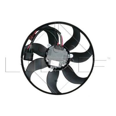Billede af NRF 47389 Køleventilator 360 12 170 uden kølerventilatorramme (karm) med kontroldel VOLKSWAGEN: Golf 5, Touran I, Jetta 4, SKODA: Octavia 2 Combi
