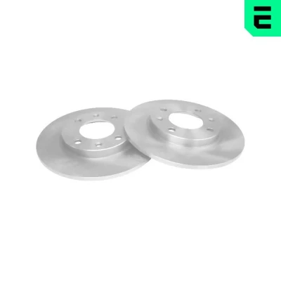 Billede af OPTIMAL BS 1280C Bremseskiver bagaksel 247 8 4/6 fuldstændigt coatet PEUGEOT: 206 Hatchback, 306 SW, CITROËN: Xsara Hatchback