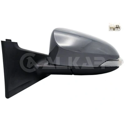 Billede af Sidespejl Alkar 6141259 venstre grundet / primet elektrisk konveks TOYOTA: Yaris III Hatchback