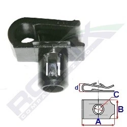 Billede af ROMIX C60454 Clips, side /beskyttelseslister