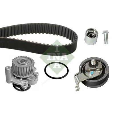 Billede af INA 530 0344 30 vandpumpe + Tandremssæt med VOLKSWAGEN: Golf 4, 4 Variant, Sharan I, AUDI: A3 Hatchback, TT Coupe