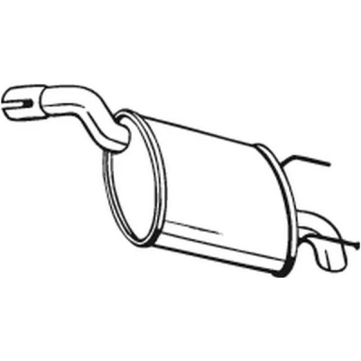 Billede af BOSAL 185 677 Lydpotte OPEL: Vectra C Sedan, CC