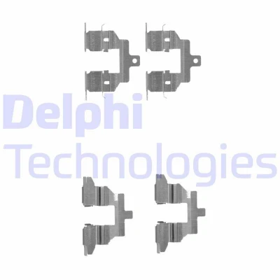 Billede af DELPHI LX0531 Tilbehørssæt, skivebremsebelægning NISSAN: Qashqai / Qashqai+2 I, RENAULT: ESPACE 4