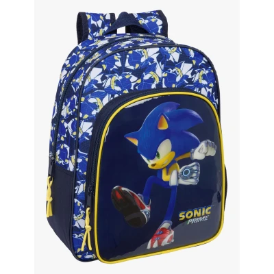 Billede af Sonic Skoletaske City Blå 26 x 34 11 cm