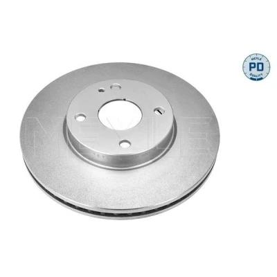 Billede af MEYLE 35 15 521 0045/PD Bremseskiver foraksel 257,5 22 4 100 ventileret Zink lamel belagt MAZDA: 2 Hatchback, MX 5 IV, IV RF Targa