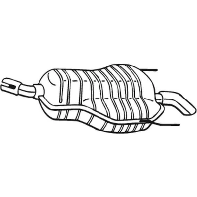 Billede af BOSAL 185 489 Lydpotte OPEL: Astra H Hatchback, GTC, Classic Hatchback