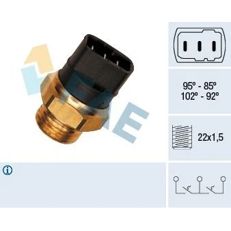Billede af Temperaturkontakt, kølerventilator FAE 37820