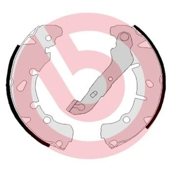 Billede af BREMBO S 24 533 Bremsebakker 203 36 med håndbremsegreb FORD: Fusion Stationcar, FIESTA 5, MAZDA: 2 Hatchback