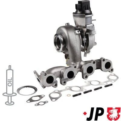 Billede af JP GROUP 1117402700 Turbolader inkl. pakningssæt VOLKSWAGEN: Passat B6 Sedan, GOLF 6, Variant