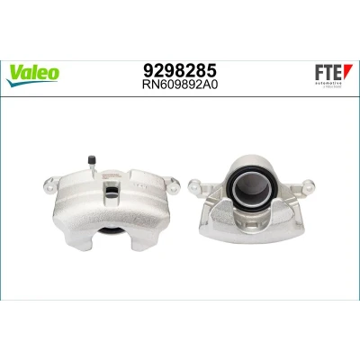 Billede af FTE 9298285 Bremsekaliber grå Støbejern højre foraksel uden holder NISSAN: Qashqai / Qashqai+2 I, 2, X Trail