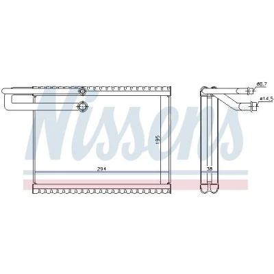 Billede af NISSENS 92323 Fordamper